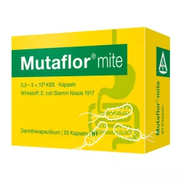 MUTAFLOR kvalster gastroresistenta hårda kapslar, 20 st