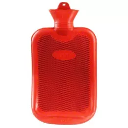 WÄRMFLASCHE Gummi 2 l dubbel lamell, 1 st