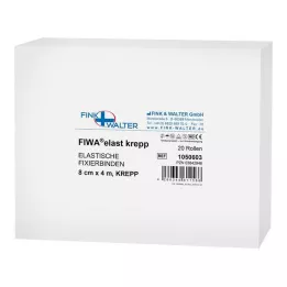 FIXIERBINDE elastiskt bredmaskigt 8 cmx4 m, 20 st