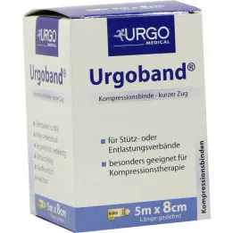 URGOBAND Kort stretchbandage 8 cmx5 m, 1 st