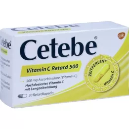 CETEBE C -vitamin Retardkapslar 500 mg, 30 st