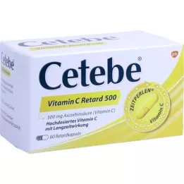 CETEBE C -vitamin Retardkapslar 500 mg, 60 st