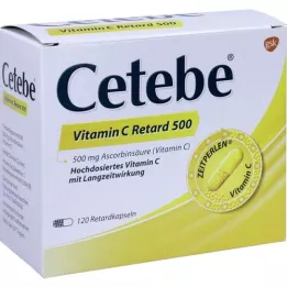 CETEBE C -vitamin Retardkapslar 500 mg, 120 st