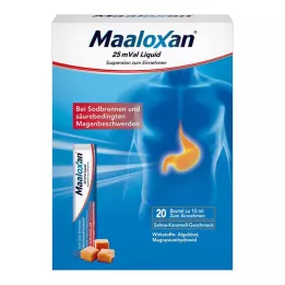 MAALOXAN 25 mVal vätska, 20X10 ml
