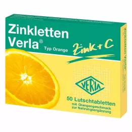 ZINKLETTEN Verla Orange sugtabletter, 50 st
