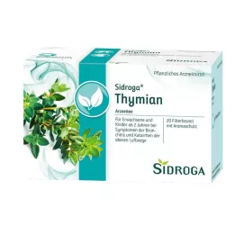 SIDROGA Tefilterpåsar av timjan, 20X1,6 g