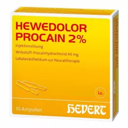 HEWEDOLOR Procaine 2% ampuller, 10 st