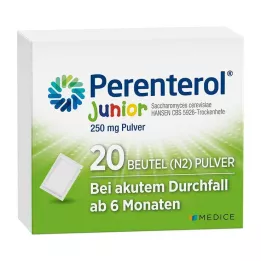 PERENTEROL Junior 250 mg pulverflaska, 20 st