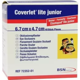 COVERLET Lite Junior Eye -Clever Fan 47x67 mm, 40 st