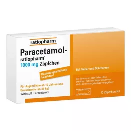 PARACETAMOL-ratiopharm 1 000 mg stolpiller, 10 st