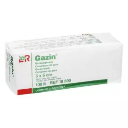 GAZIN Gasbind 5x5 cm icke-steril 8-faldig drift, 100 st