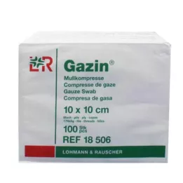GAZIN Gasbind 10x10 cm icke-steril 8-faldig drift, 100 st