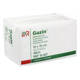 GAZIN Gasbind 10x10 cm icke-steril 12-faldig drift, 100 st