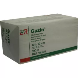 GAZIN Gasbind 10x10 cm icke-steril 16-faldig drift, 100 st