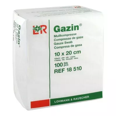 GAZIN Gasbind 10x20 cm icke-steril 12-faldig drift, 100 st