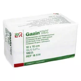 GAZIN Gasväv komp 10x10 cm icke-steril 12-faldig RK, 100 st