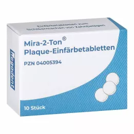 MIRA 2 Tone Plaque Coloring Tabletter, 10 st