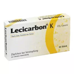 LECICARBON K CO2 Laxans Barnsuppositorier, 10 st