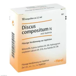 DISCUS compositum N med Kalmia ampuller, 10 st