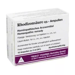 RHODIZONSÄURE cp. Ampuller Injektionslösning, 10X2 ml