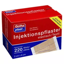 GOTHAPLAST Injektionsplåster 2x6 cm, 220 st