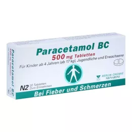 PARACETAMOL BC 500 mg tabletter, 20 st