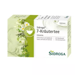 SIDROGA Wellness 7-örttefilterpåsar, 20X2,0 g