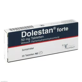 DOLESTAN forte tabletter, 20 st