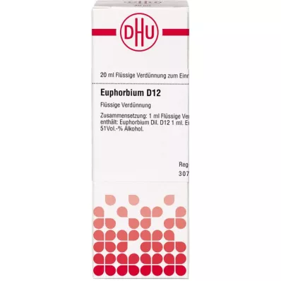EUPHORBIUM D 12 Spädning, 20 ml EUPHORBIUM D 12 Spädning, 20 ml