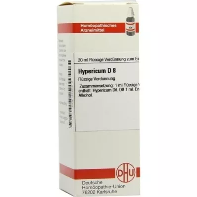 Hypericum d 8, 20 ml Hypericum d 8, 20 ml