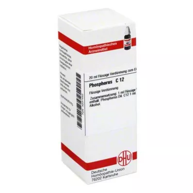 PHOSPHORUS C12 Spädning, 20 ml PHOSPHORUS C12 Spädning, 20 ml
