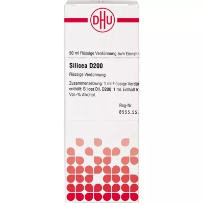 SILICEA D 200 Spädning, 50 ml SILICEA D 200 Spädning, 50 ml