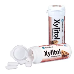 Miradent Xylitol Gum Cinnamon, 30 st