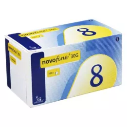 NOVOFINE 8 kanyler 0,30x8 mm, 100 st