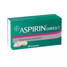 ASPIRIN Direkt tuggtabletter, 10 st