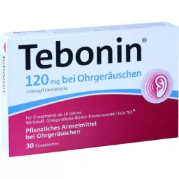 TEBONIN 120 mg för ringningar i öronen filmdragerade tabletter, 30 st