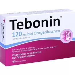 TEBONIN 120 mg filmdragerade tabletter för ringningar i öronen, 60 st