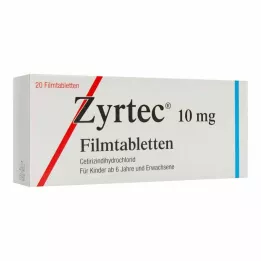 ZYRTEC Filmdragerade tabletter, 20 st