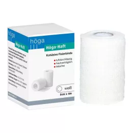 HÖGA-HAFT Fixeringsbandage 8 cmx4 m, 1 st