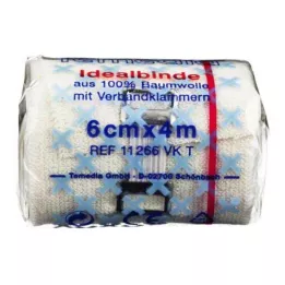 IDEALBINDE 6 cm med klämma, 1 st