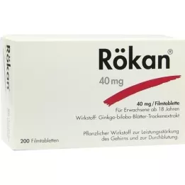 RÖKAN 40 mg filmdragerade tabletter, 200 st