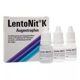 LENTO NIT K ögondroppar, 3X10 ml