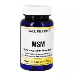 MSM 500 mg GPH kapslar, 60 st