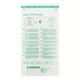 VASCO OP Sensitive Gloves sterila pulverfria storlek 6.0, 2 st