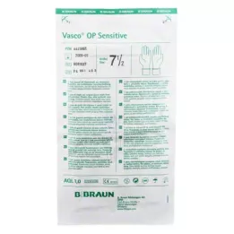 VASCO OP Sensitive Gloves sterila pulverfria storlek 7,5, 2 st