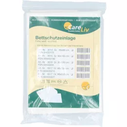 BETTSCHUTZEINLAGE Folie 60x90 cm vit, 1 st