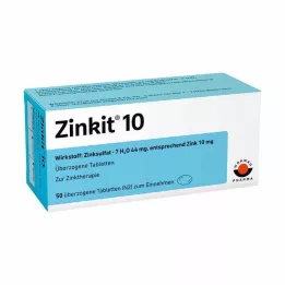 ZINKIT 10 dragerade tabletter, 100 st
