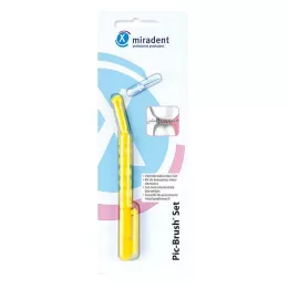 MIRADENT Interd.Pic-Brush Set gul, 1 st