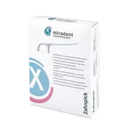 MIRADENT Tandtrådsstickor tandpetare, 100 st