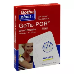GOTA-POR Sårplåster 5x7,2 cm steril, 5 st